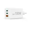 HAMA 100W GaN pārnēsājams lādētājs 2×USB‑C 1×USB‑A Photo 3