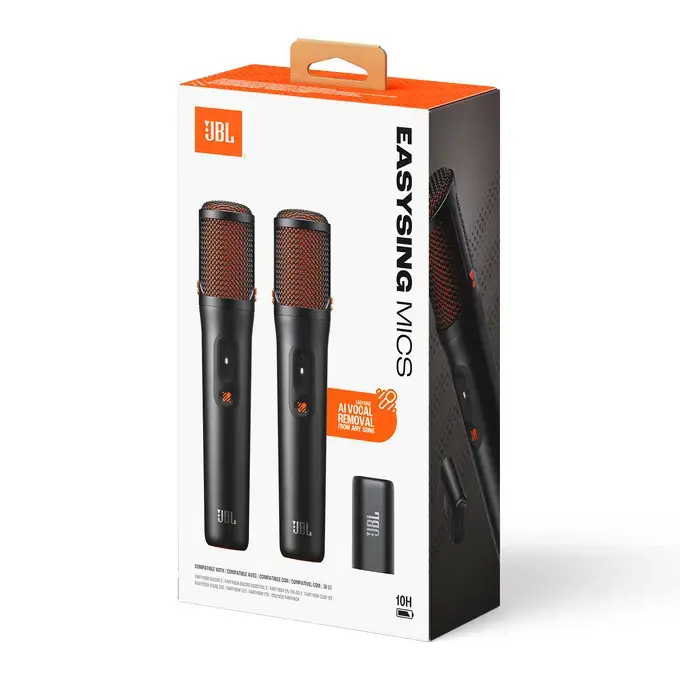 JBL EasySing Mics Black wireless microphone set Photo 6