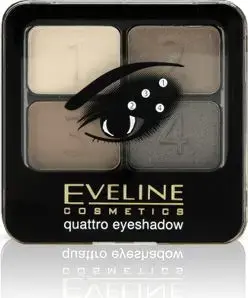 Палетка теней Eveline Quattro Paletka 4 оттенка 5,2 г (086124)