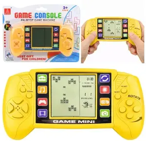 Handheld Electronic Game Console LEANToys Tetris Portable LCD Yellow