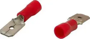 Insulated Ferrule Sleeve EPM E-652-0001 for 0.5–1.5 mm² conductors, blade 0.8×6.35 mm, pack of 10