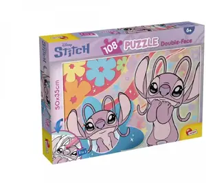 Puuzle Lisciani Disney Puzzle DF Plus 108 gabali Angel Stitch — bērnu puzle
