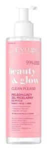 Мицеллярный очищающий гель Eveline Beauty & Glow Clean Please! — Eveline 7022728, гель для умывания