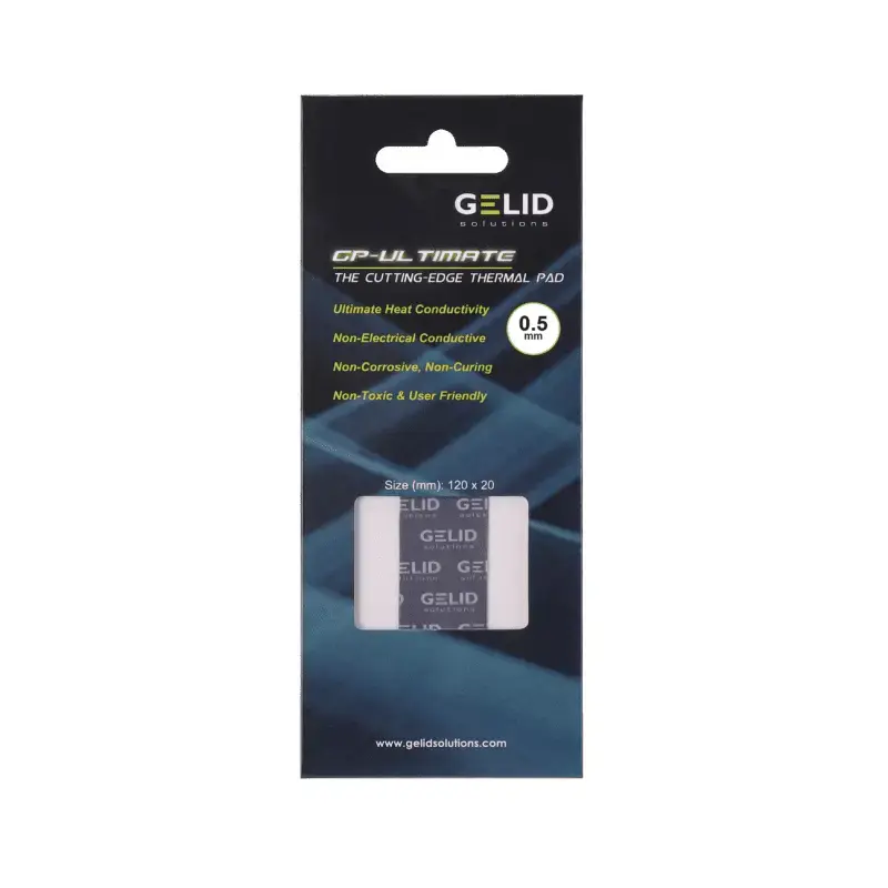 Термопрокладка Gelid GP-Ultimate 120×20×0,5 мм, 2 шт Photo 3