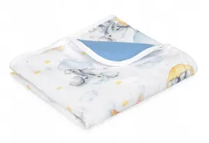 Blanket Multitex INES cotton reversible 75x100 cm