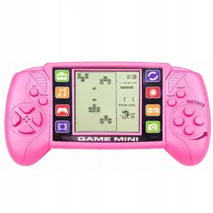 Handheld Electronic Game Console LEANToys Tetris Portable LCD, Pink