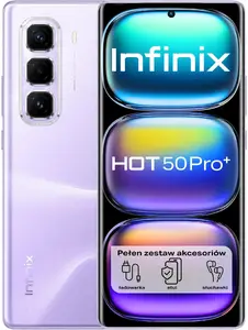 Смартфон INFINIX Hot 50 Pro+ X6880PR — 8 ГБ ОЗУ, 256 ГБ память, фиолетовый