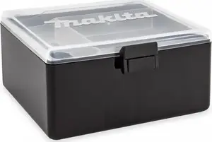 Plastmasas konteineris urbjiem un skrūvēm Makita M 824781-0 — kaste urbjiem un stiprinājumiem