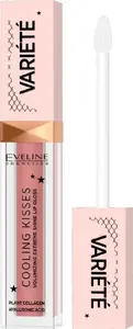 Lūpu spīdums Eveline Variete Cooling Kisses 03 Star Glow, dzesējošs un apjomā palielinošs efekts, 6,8 ml