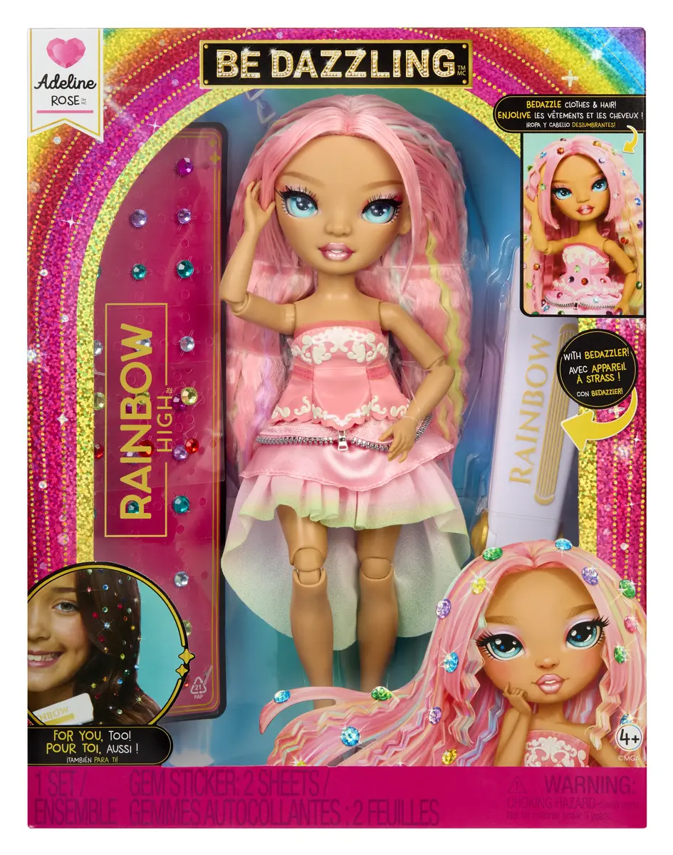 Leļļa Mga Rainbow High Be Dazzling Adeline Rose Photo 2