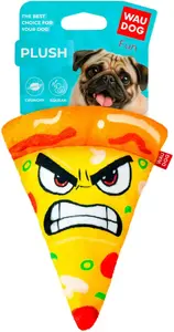 Plush Pizza Dog Toy Collar WAU 16×22.5 cm – soft chew/play toy