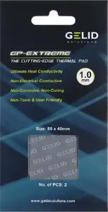 Siltumvadītājs Gelid Gelid Extreme 80×40×1,0 mm, 2 gab. (TP-VP01-B)