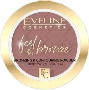 Bronzing and Contouring Powder Eveline Feel The Bronze 02 Chocolate Cake