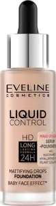 Liquid Control HD matējošas pilienu tonālā krēma 003 Ivory Beige 32 ml – No name