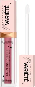 Lūpu spīdums Eveline Variete Cooling Kisses 05 New Romance — dzesējošs, apjomā palielinošs, 6,8 ml