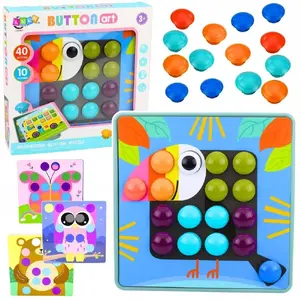Развивающая мозаика LEANToys Kreatywne Puzzle Geometryczne Układanka Edukacyjna Grzybki — 53 элемента