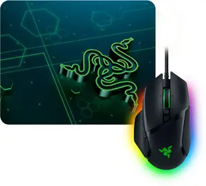 Gaming mouse and mobile mousepad bundle Razer Basilisk V3 with Goliathus Mobile (black)
