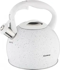 Klausberg tea kettle with whistle KB-7265, 3 L, marble finish