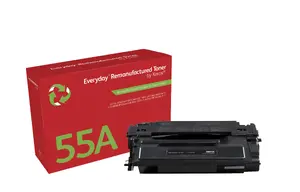 Toner cartridge xerox xrc Everyday™ Mono Remanufactured compatible with HP 55A (CE255A), Standard capacity, 6000 pages, Black