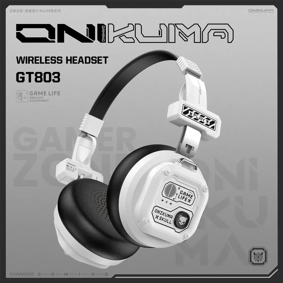 Игровая гарнитура Onikuma GT803 - проводная и беспроводная Photo 2