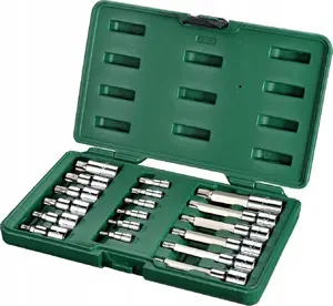 Набор Sourcing SATA TORX-головок, 18 шт., хвостовики 1/4" и 1/2"