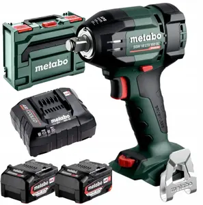 Ударный гайковерт Hikoki SSW 18 LTX 550 BL, 550 Н·м, 2×5,2 А·ч, в Metabox