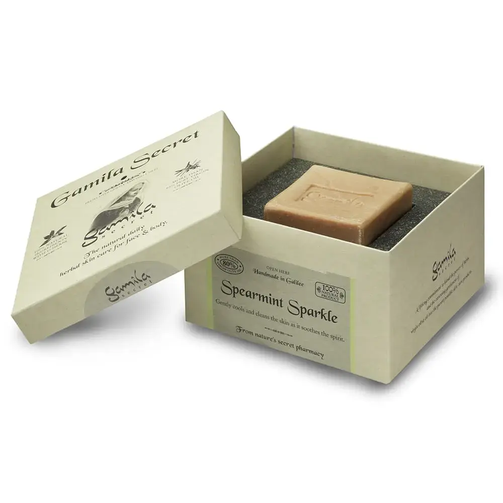 Bar soap Gamila Secret Spearmint Sparkle 115 g — Chemia Photo 2
