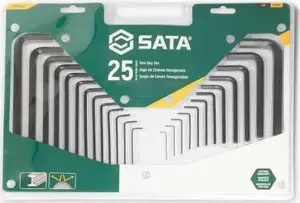 Hex key set Sata ST09120SJ — 25-piece Allen/hex key set in pouch
