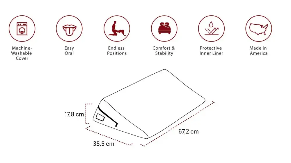 Секс-подушка Liberator Super Wedge 30" Photo 11