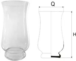 Glass Dome Cover Arkolat H15cm D26cm — Glass cloche for food display and protection