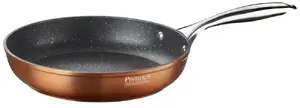 Panna Pintinox Materic 24 cm — trīs slāņu nepiedegošs pārklājums bez PFOA, nerūsējošā tērauda Air Flow rokturis, piemērota indukcijai
