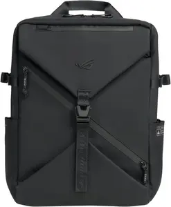 Klēpjdatora mugursoma Asus ROG Archer Backpack 16 BP2600 — piemērota 40,6 cm (16"), poliesters un āda, melna