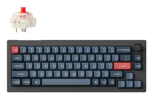 Mehāniskā tastatūra Keychron V2 Max — USB, RF bezvadu un Bluetooth, magnētiski-mehāniskie slēdži, RGB, melna Carbon
