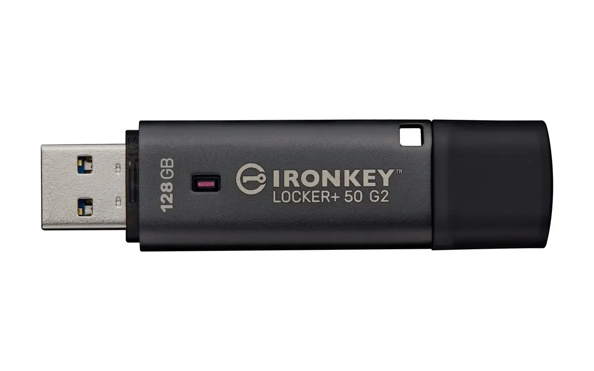 KINGSTON IronKey Locker Plus 50 G2 128GB USB-накопитель Photo 2