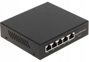 Delta tīkla slēdzis GTX-C1-5-4G1G/X 4-portu PoE ar 4 Gigabit portiem un 1 Gigabit uplinku