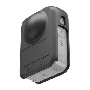 Silicone case with lens cover Puluz for DJI Osmo 360 (Black) protective housing accessory