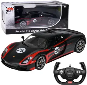 Радиоуправляемая модель Rastar Porsche 918 Spyder 1:14, чёрная, RC автомобиль