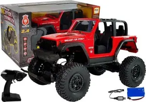 Remote Control Off‑Road Jeep LEAN Sport model 9087, 2.4 GHz, red