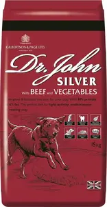 Sausais suņu barības GILBERTSON&PAGE Dr John Silver liellops ar dārzeņiem 15 kg