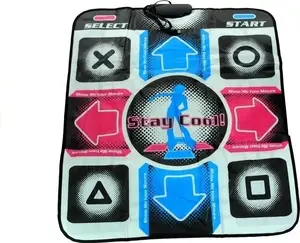 Танцевальный коврик LEANToys модель 3704 USB, интерактивный контроллер пола, 80 x 90 см