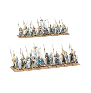 Miniatūra Games Workshop Warhammer ToW — Augsto elfu lanznieki (Royaumes des Hauts Elfes : Lanciers)