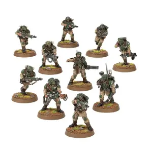 Galda spēļu miniatūru komplekts Games Workshop Warhammer 40k Astra Militarum — Kadian šoka vienības (2023)