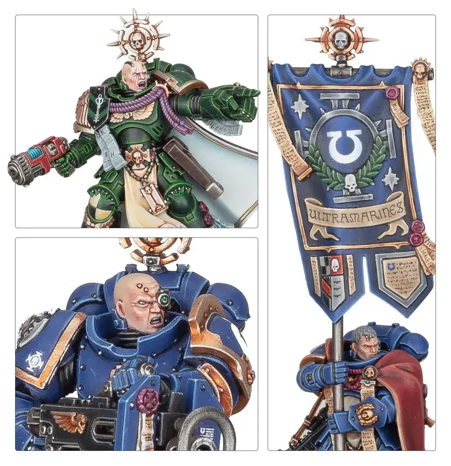 Warhammer 40k Games Workshop — Space Marines Heros de Compagnie Photo 7