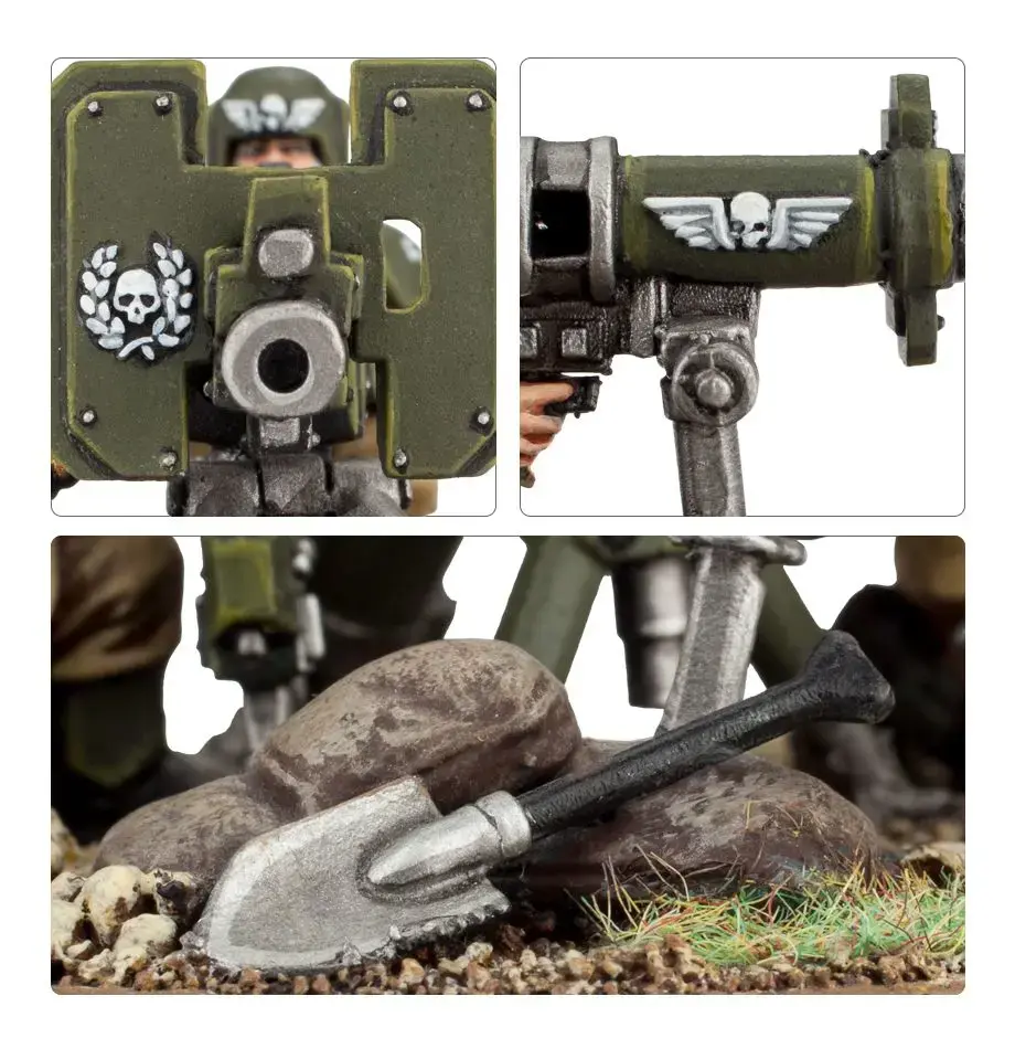 Games Workshop Warhammer 40k Astra Militarum Cadian Heavy Weapon Squad Photo 9
