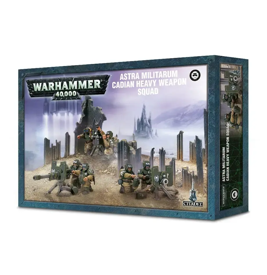 Games Workshop Warhammer 40k Astra Militarum Cadian Heavy Weapon Squad Photo 12