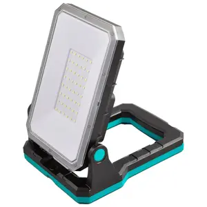 LED darba prožektors BESK 20V, 48 LED, līdz 3000 lm, 3 spilgtuma režīmi, magnētiska stiprināšana, USB (akumulators un lādētājs nav komplektā)