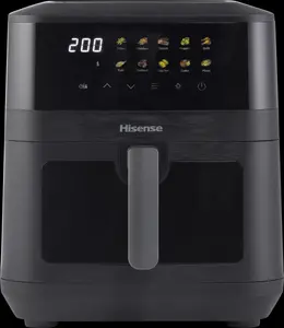 Karstgaisa fritieris HISENSE HAF2100DCD — 2 100 W, 7,7 l grozs, melns