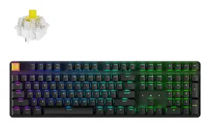 Клавиатура Keychron KJ5-H4 — полноразмерная (100%) механическая RGB, USB проводная/беспроводная, QWERTY English, чёрная