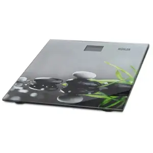 Bathroom scale MUHLER MSC-3077 — digital personal scale, model MSC-3077 BAMBOO SPA