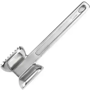 Meat Mallet LUIGI FERRERO Prima FR-1252 — dual-sided stainless steel tenderizer